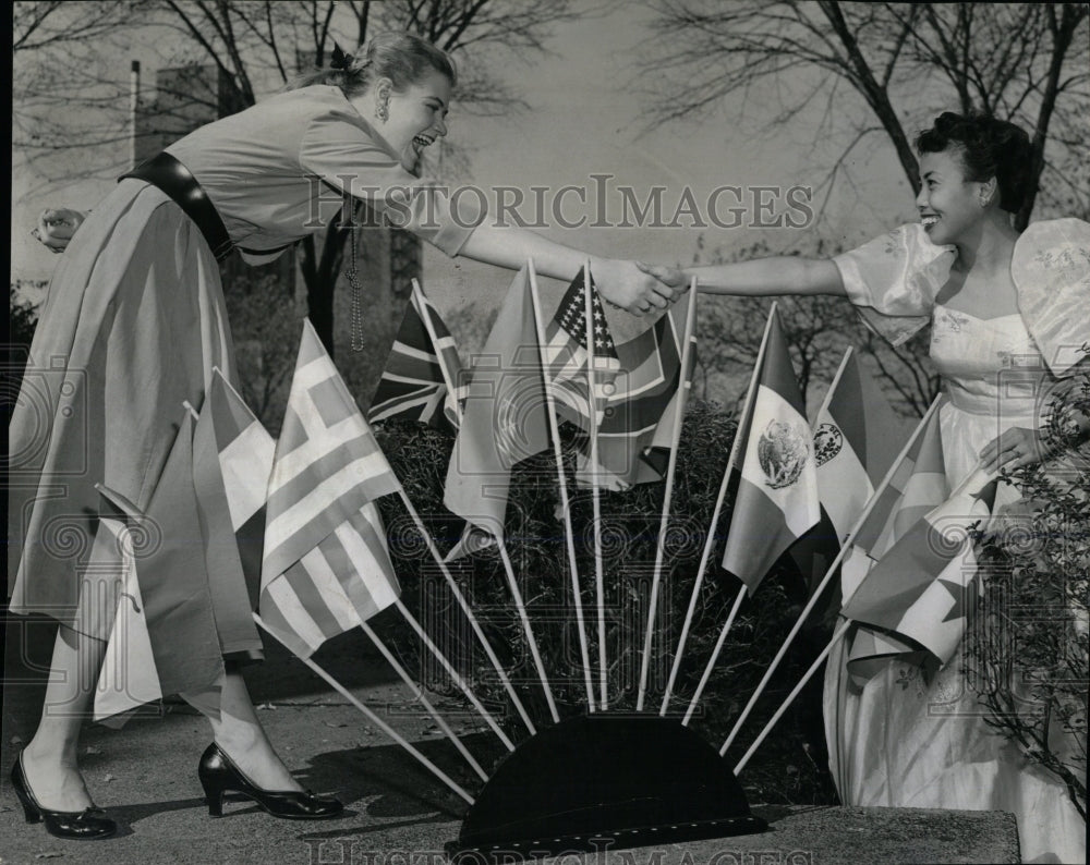 1955 Press Photo United Nations Day Festival - RRW67365 - Historic Images