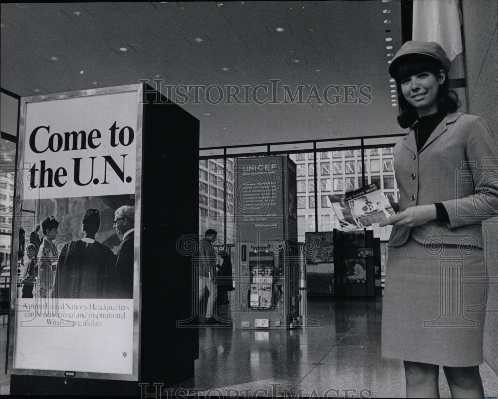 1966 Press Photo Mary Jeanne Penkala Tourism UN Civic - RRW67373 - Historic Images