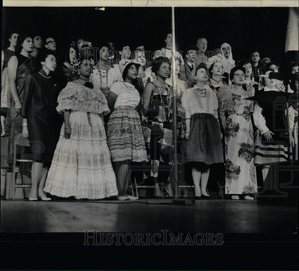 1964 Press Photo UN Siger Astri Song Norway anniversary - RRW67375 - Historic Images