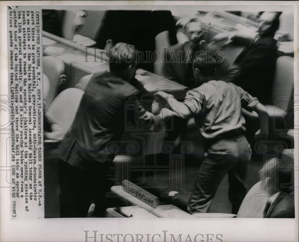 1963 Press Photo United Nations General Assembly - RRW67435 - Historic Images