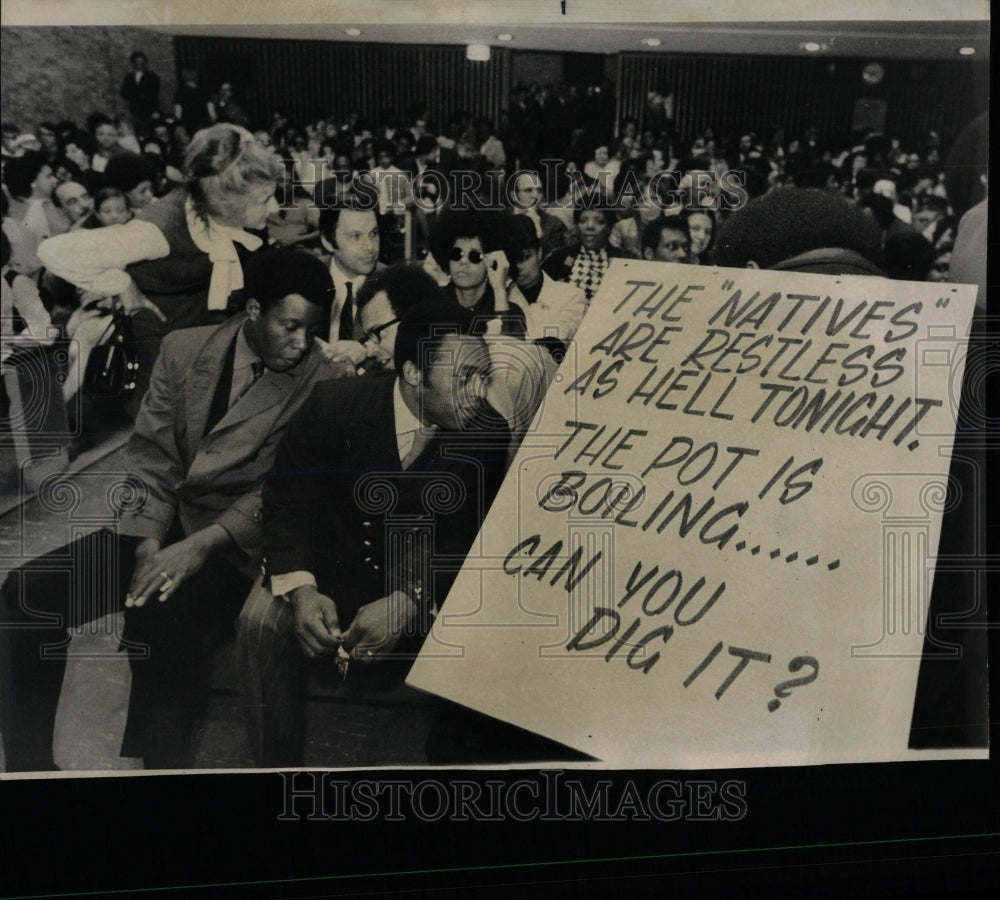 1970 Press Photo John Ingram Black Caucus community - RRW67477 - Historic Images