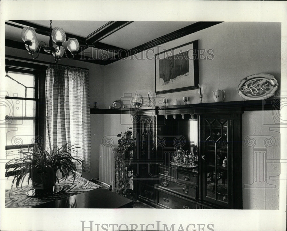 1979 Press Photo Waveland Racine Condo woodwork home - RRW67499 - Historic Images