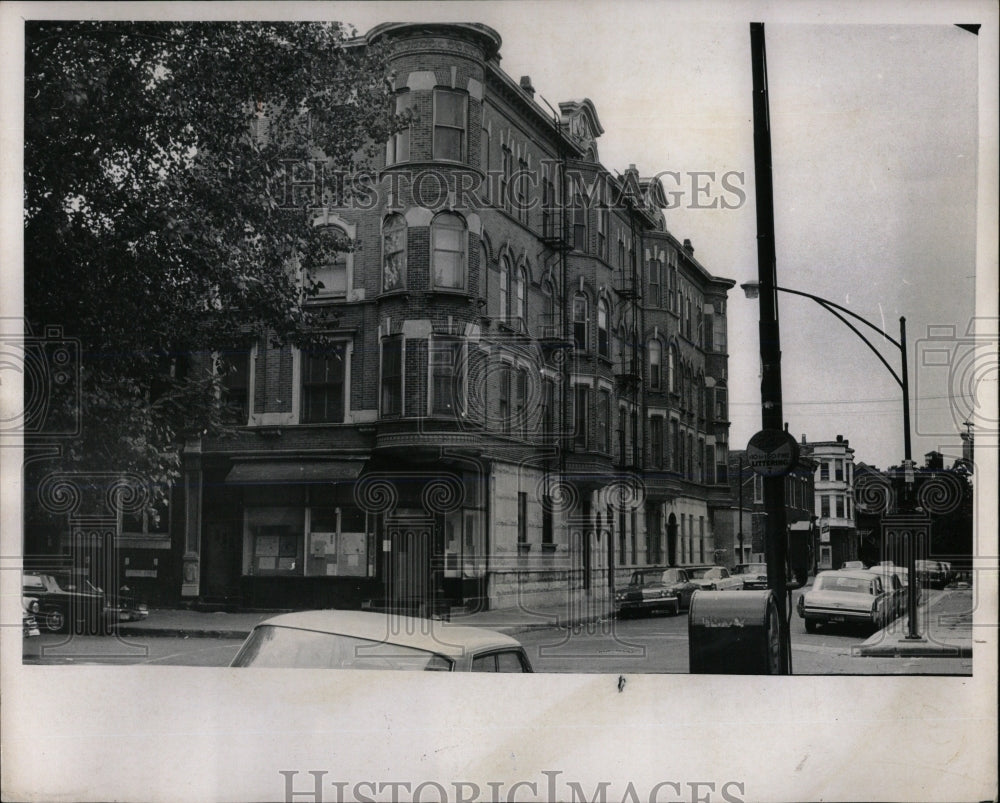 1968 Press Photo Fremont Building renovation built Corp - RRW67545 - Historic Images