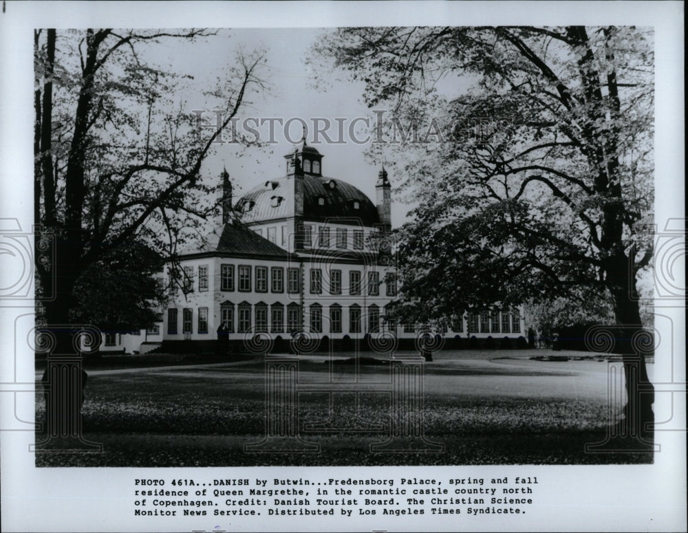 1982 Press Photo Butwin Fredensbrog Palace Margrethe - RRW67807 - Historic Images