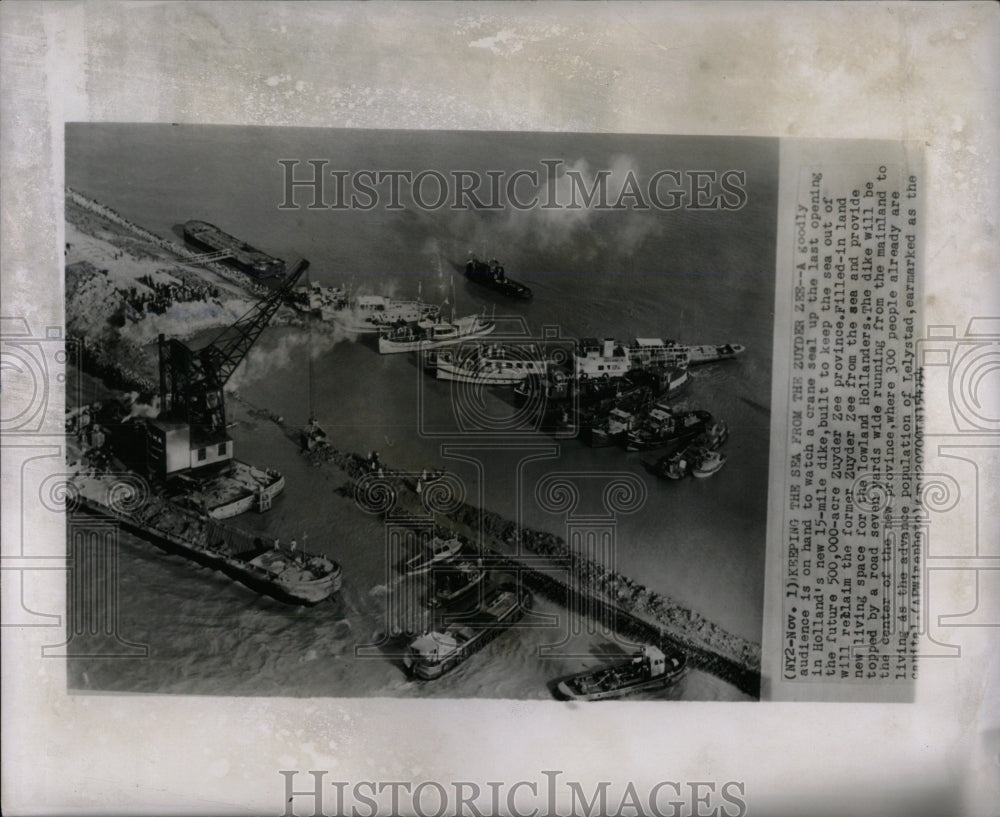 1954 Press Photo Zuyder Zee Provider Holland - RRW67809 - Historic Images