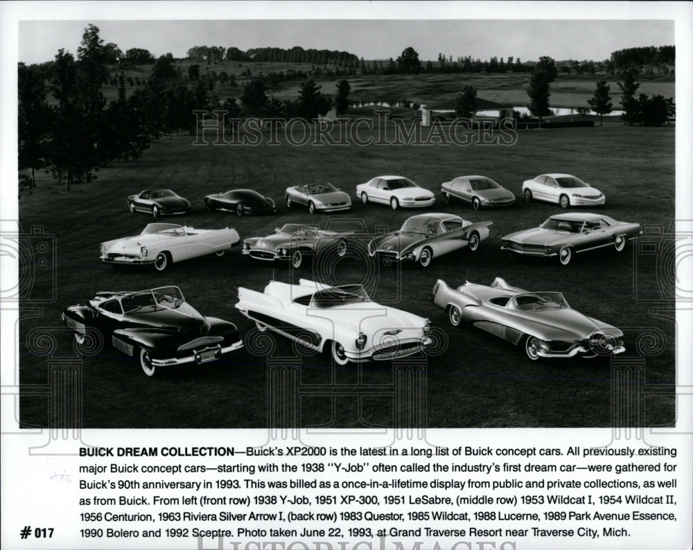 1995 Press Photo Buicks XP2000 Buick concept cars list - RRW67951 - Historic Images