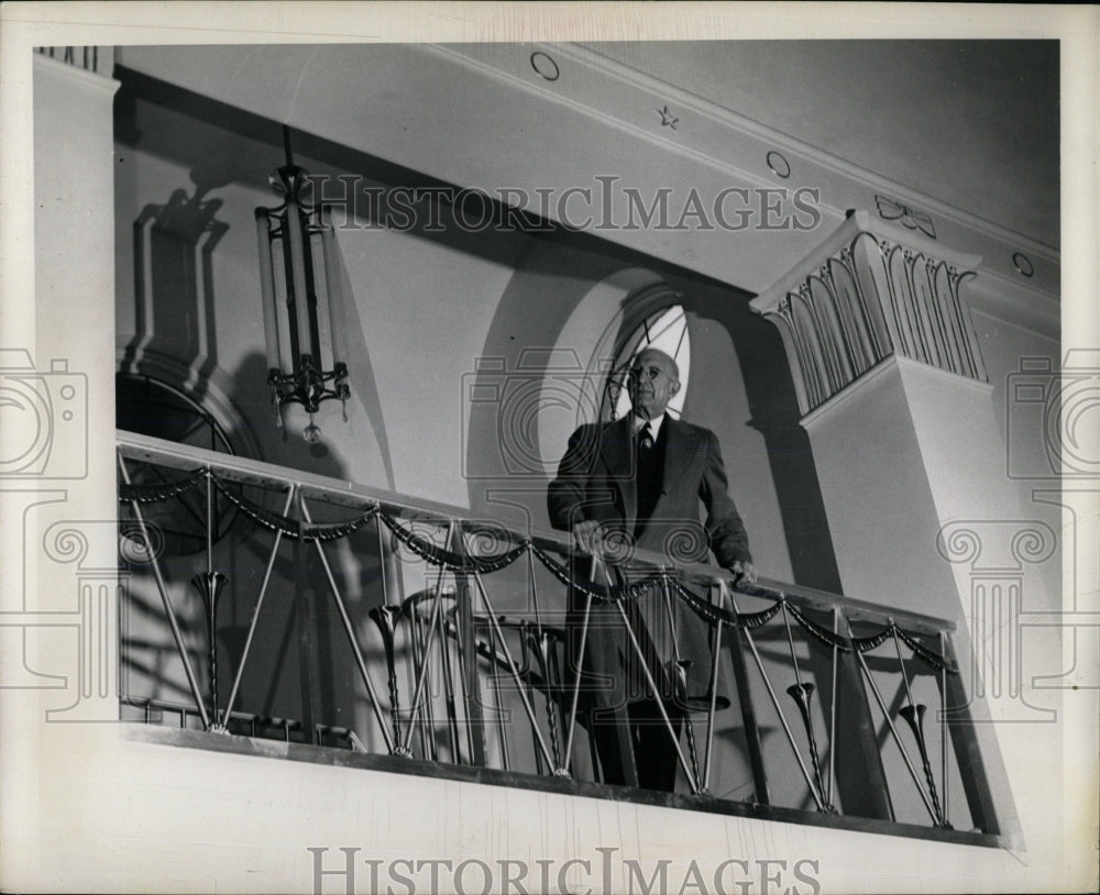 1958 Press Photo Dr Charles Stephenson Michigan midland - RRW68141 - Historic Images