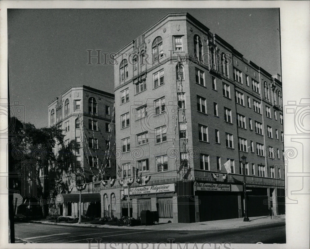 1976 Press Photo Evanston Ridgeview Shelter Exterior - RRW68185 - Historic Images