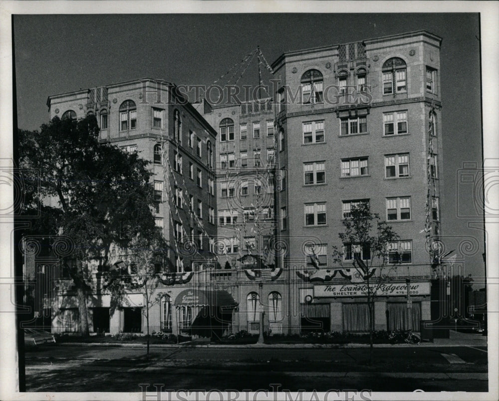 1976 Press Photo Evanston Ridgeview Shelter exterior - RRW68187 - Historic Images