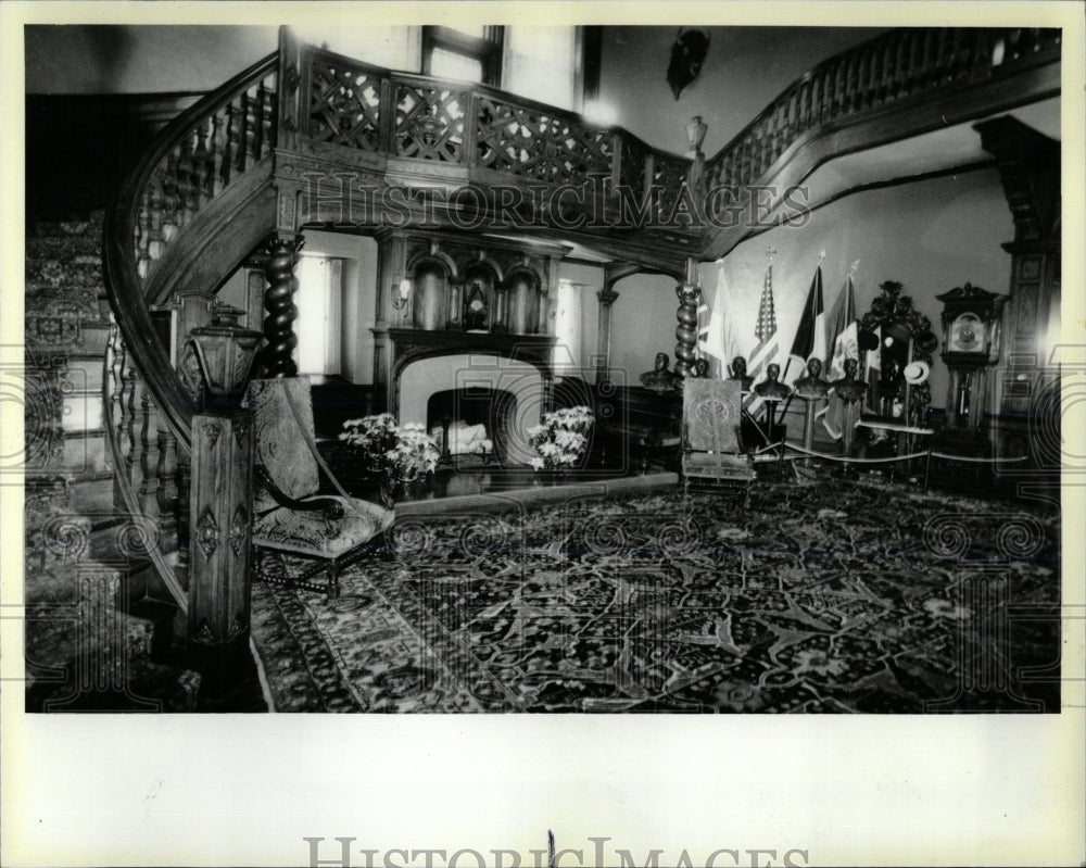 1985 Press Photo INTERIORS DAWS NEW MANSION EVANSTON - RRW68339 - Historic Images