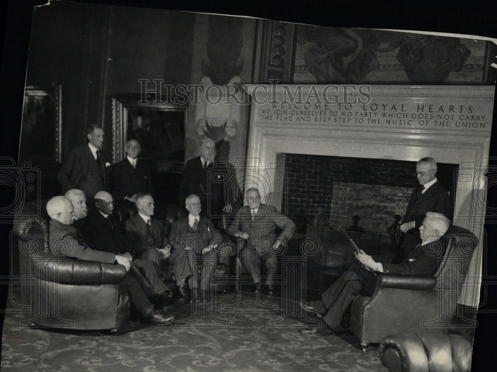1927 Press Photo Union League Club Loyal Political Org - RRW68425 - Historic Images