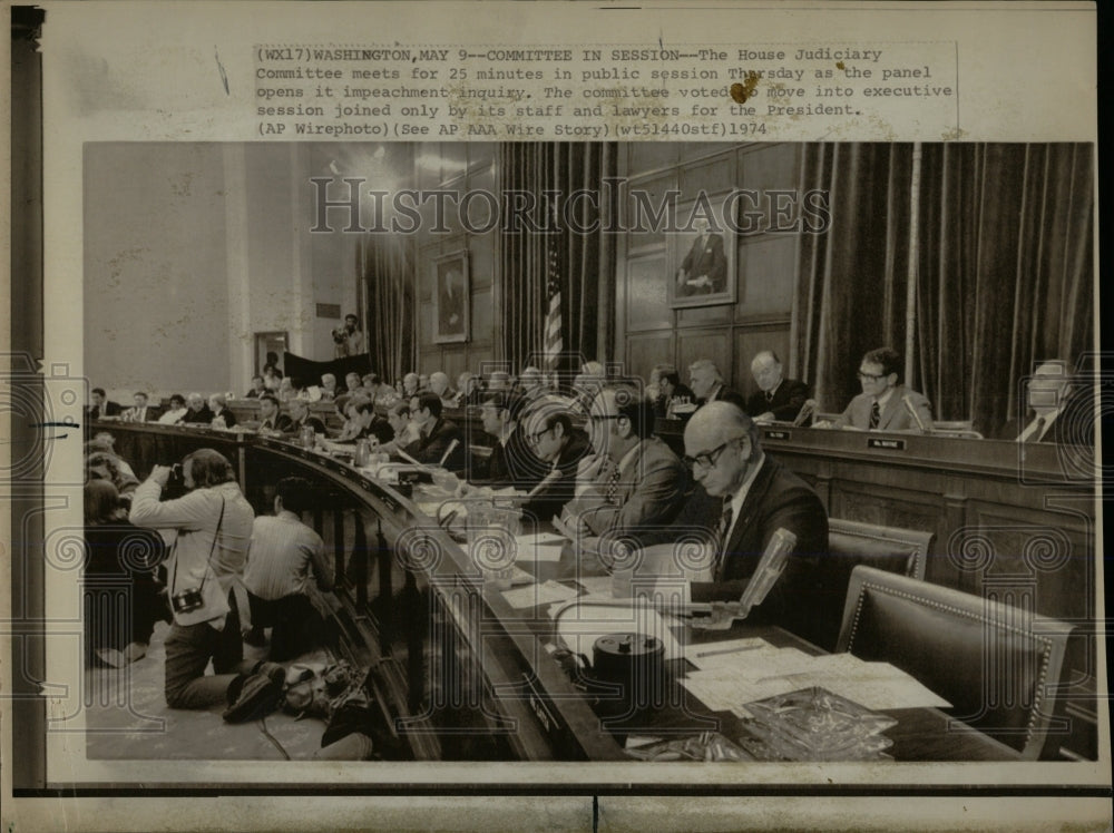 1974 Press Photo House Judiciary Committee Govern Mich - RRW68563 - Historic Images