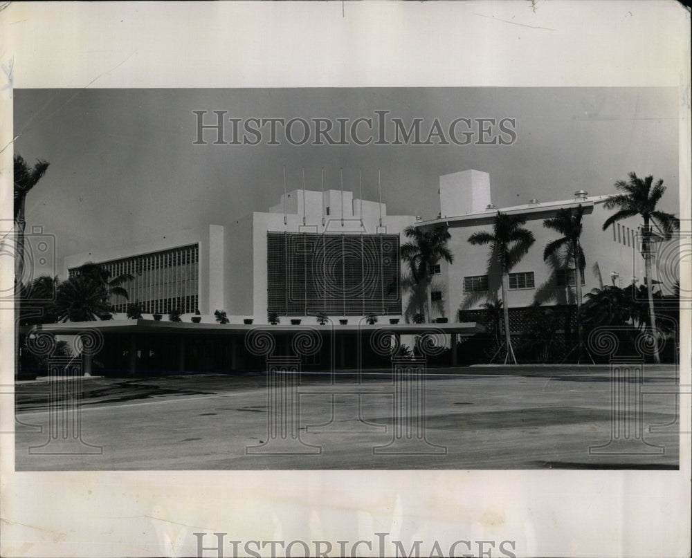 1961 Press Photo Gulfstream Million Dollar Clubhouse - RRW68759 - Historic Images