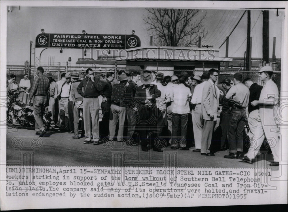 1955 Press Photo U.S STEEL&#39;S DIVISION PLANTS - RRW68845 - Historic Images