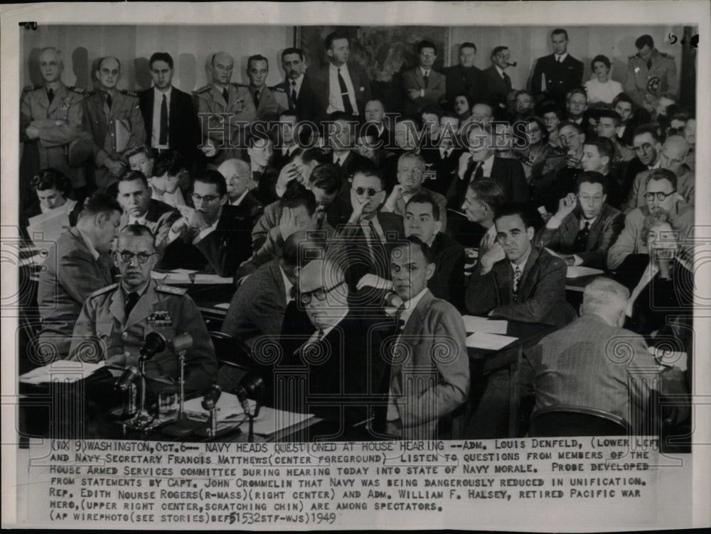 1949 Press Photo Navy Heads Questioned at Hearing - RRW68983 - Historic Images