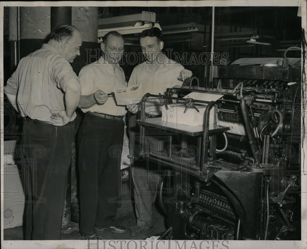 1952 Press Photo Hotpoint Print Shop Worth Kotovsky - RRW68993 - Historic Images