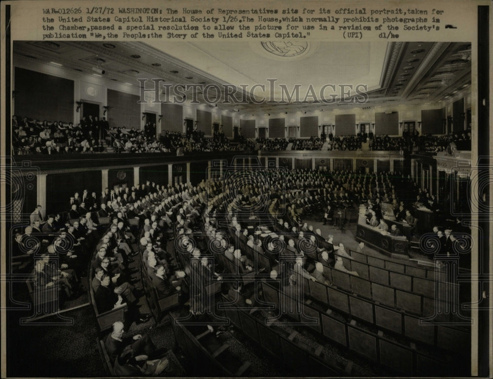 1972 Press Photo House Representatives Portrait - RRW69137 - Historic Images