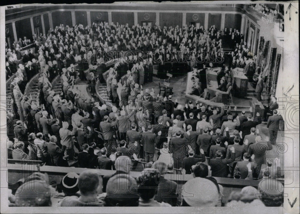 1957 Press Photo Members Oath House Representatives - RRW69155 - Historic Images