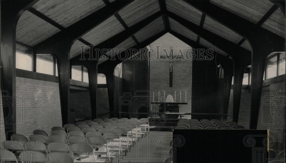 1955 Press Photo Saint Michael Episcopal Church - RRW69201 - Historic Images