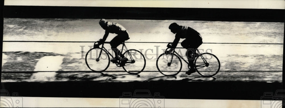 Press Photo Bikers race Steve Girkin North brooks - RRW69249 - Historic Images