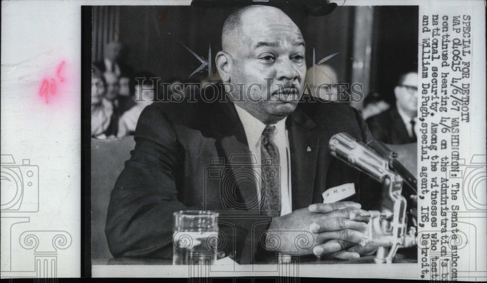 1967 Press Photo Elijah Mays American Activist - RRW69261 - Historic Images