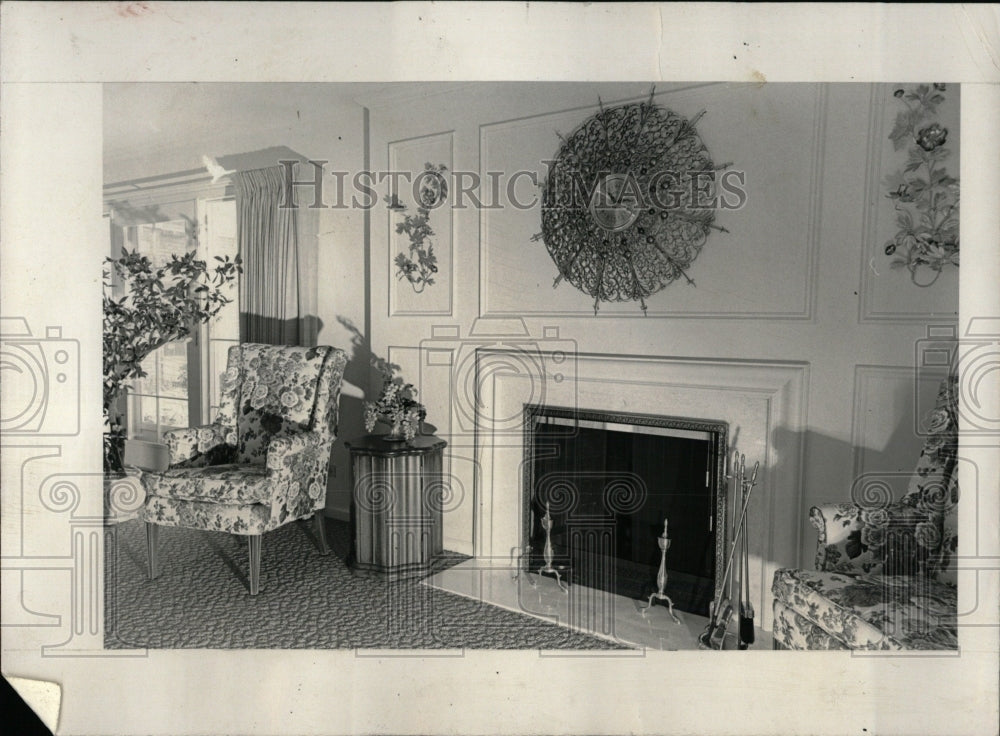 1967 Press Photo Carriage Way Apartments Fireplaces - RRW69583 - Historic Images