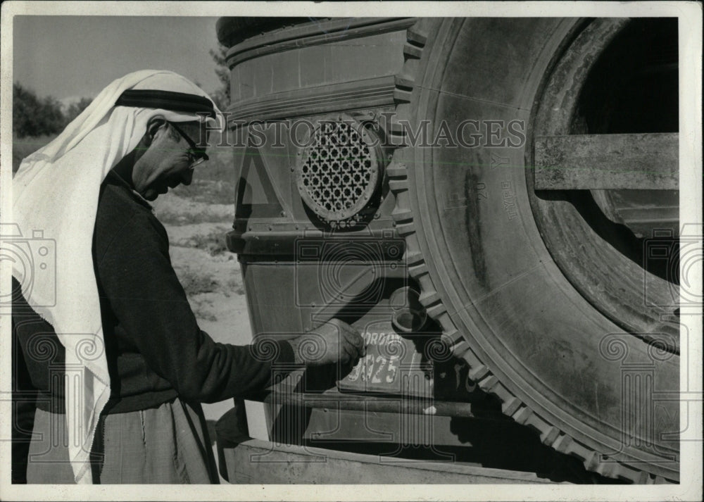 1968 Press Photo Arab Middle East License Plate - RRW69993 - Historic Images