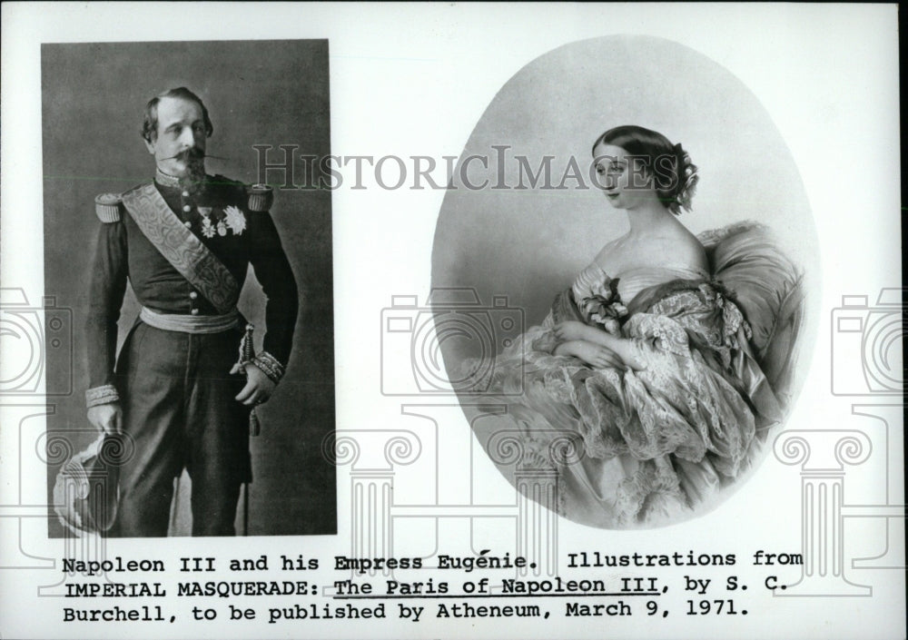 19714 Press Photo Book Imperial Masquerate Napoleon III - RRW70003 - Historic Images