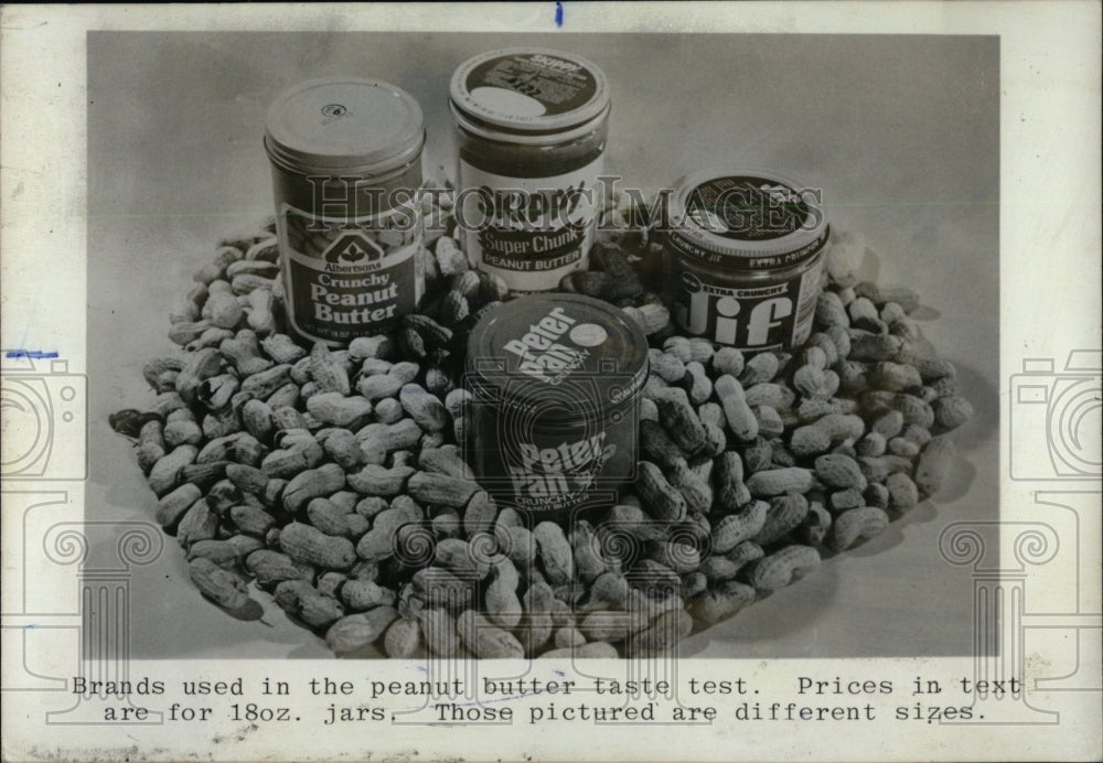 1979 Press Photo Peanut butter Taste test . - RRW70119 - Historic Images