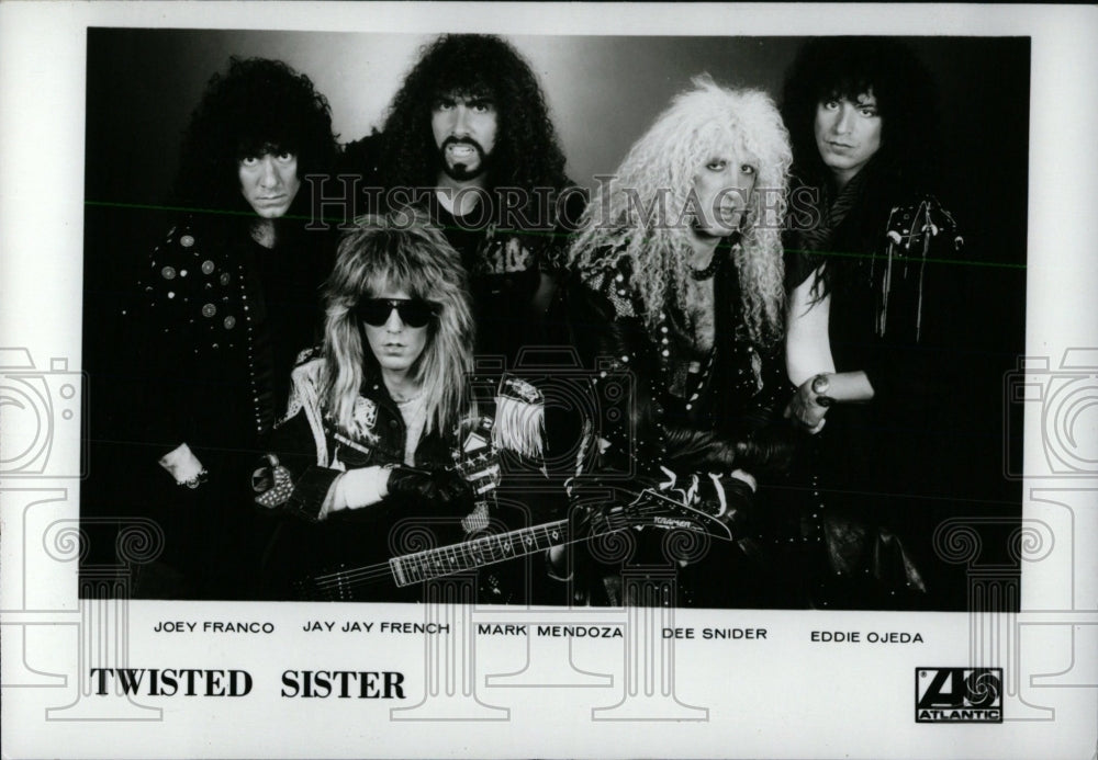 1988 Press Photo Twister Sister Joey Franco Dee Snider - RRW70287 - Historic Images