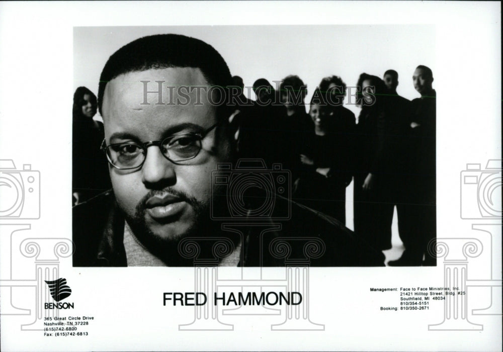 Press Photo Fred Hammond Gospel Music Singer Musician - RRW70303 - Historic Images