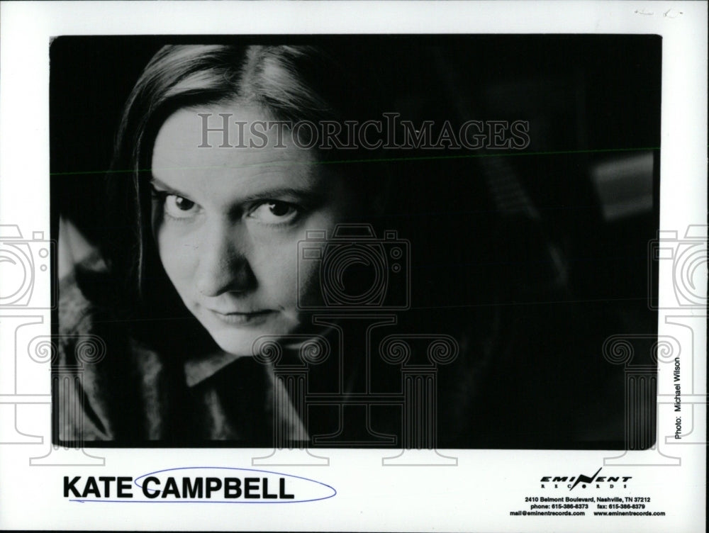 Press Photo Kate Campbell Eminent Records Musician - RRW70371 - Historic Images