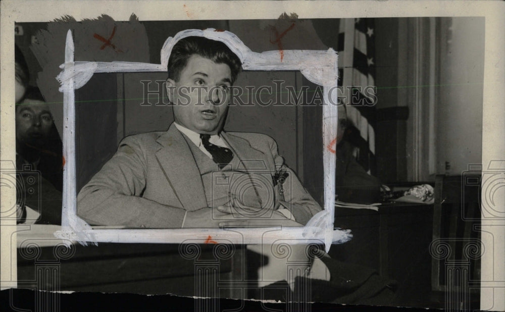 1937 Press Photo Joe Pizzo Gangster suspect - RRW70461 - Historic Images