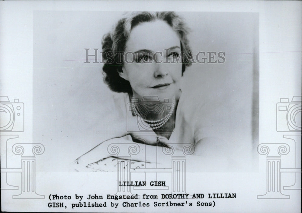 Press Photo Lillian Diana Gish American actress - RRW70557 - Historic Images