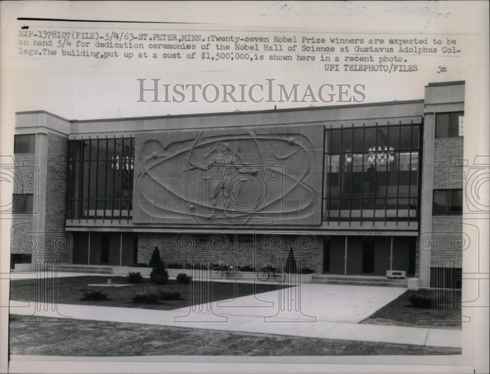 1963 Press Photo Nobel Hall Of Science In Minnesota - RRW70701 - Historic Images