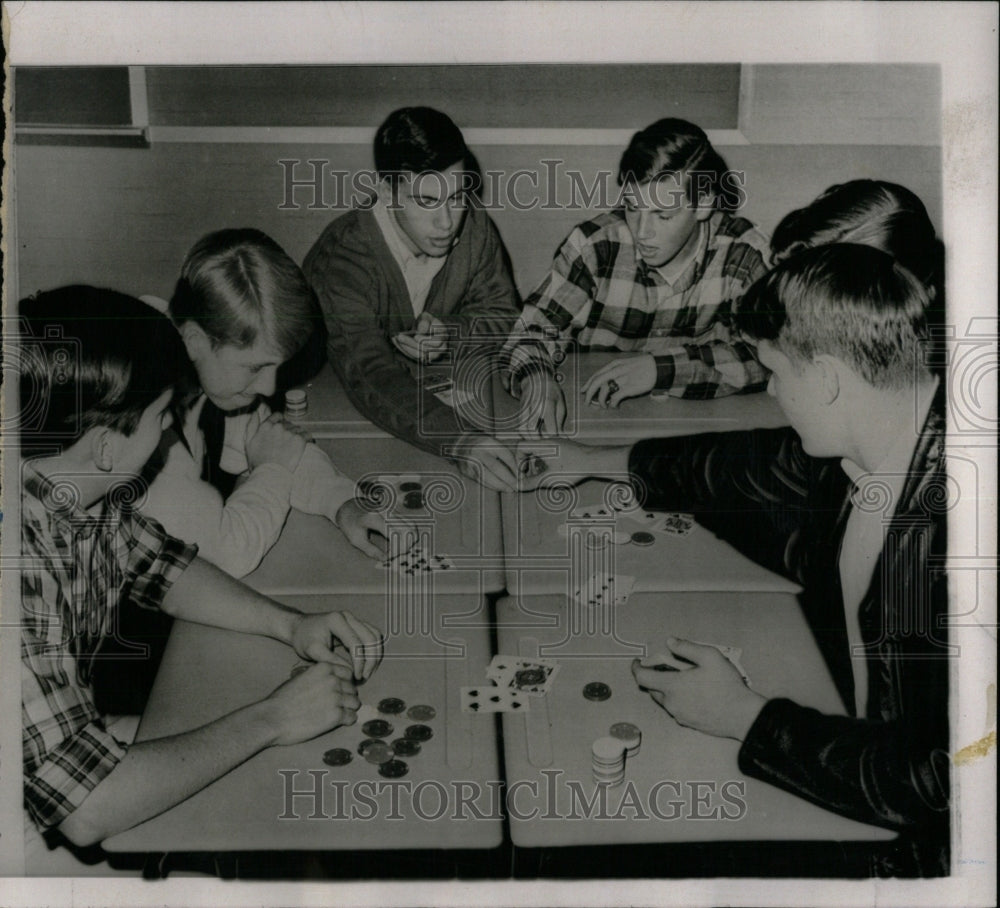 1966 Press Photo Students Learning About Probability - RRW70807 - Historic Images