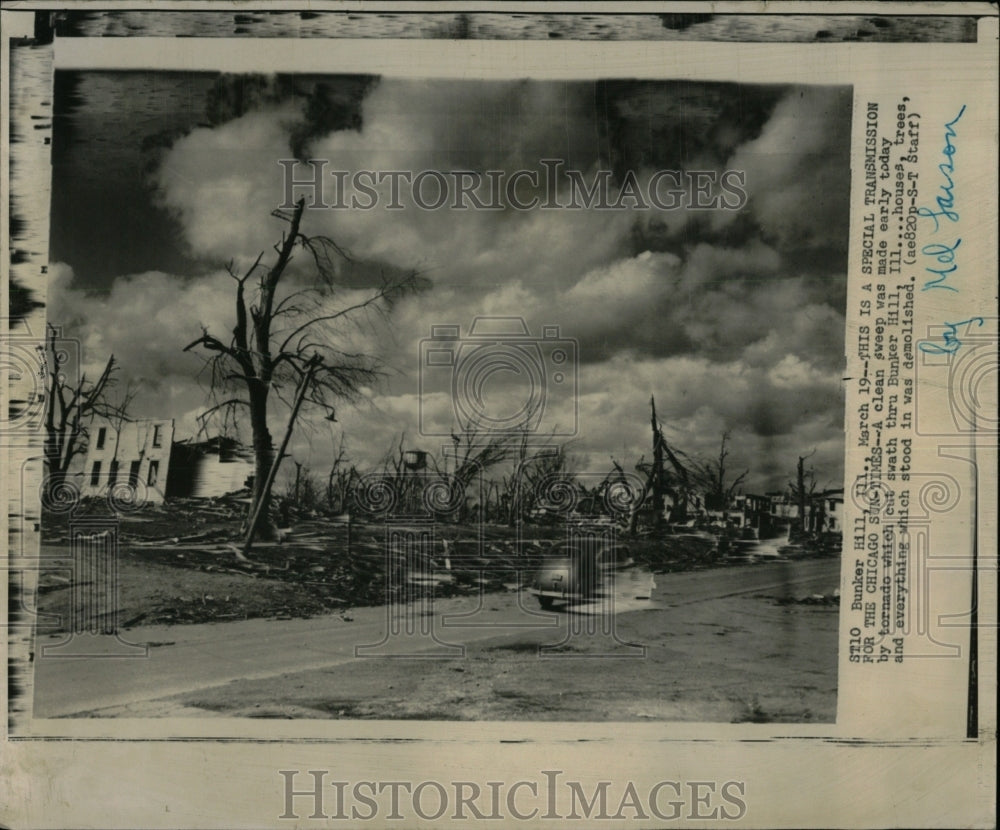 1948 Press Photo Illinois Tornado Destruction - RRW70823 - Historic Images