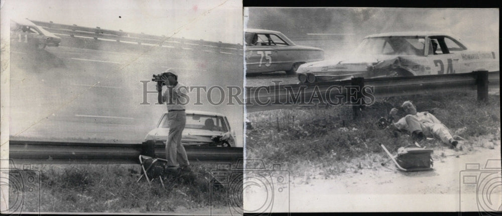 1965 Press Photo National 400 Race Photographer Injury - RRW70845 - Historic Images