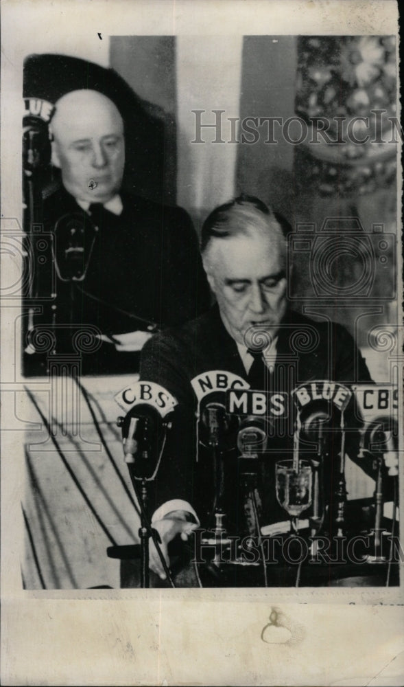 1961 Press Photo Rayburn Speaker president Roosevelt - RRW71093 - Historic Images