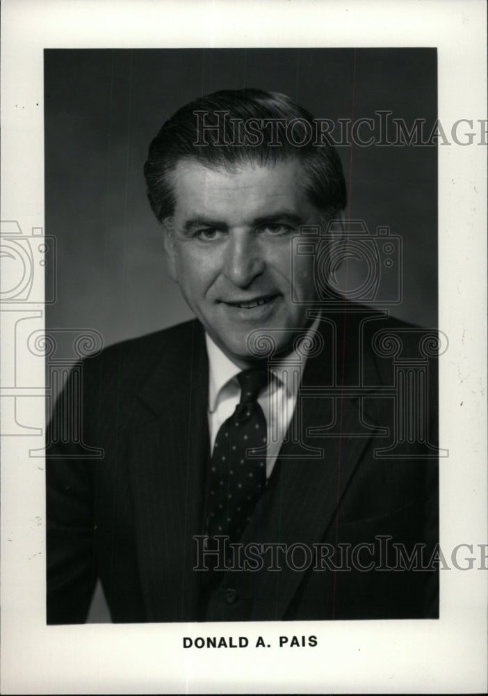 1991 Press Photo Donald A. Pais, Business Executive. - RRW71461 - Historic Images