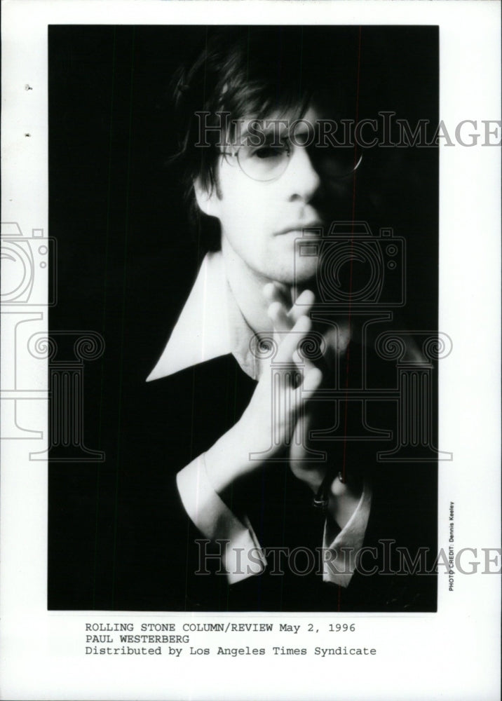 1996 Press Photo Paul Westerberg American Musician - RRW71493 - Historic Images