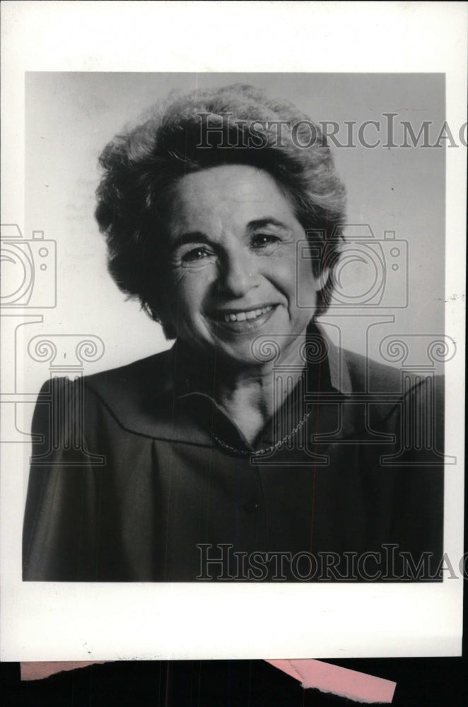 1987 Press Photo Doctor Ruth Westheimer Sex Therapist - RRW71503 - Historic Images