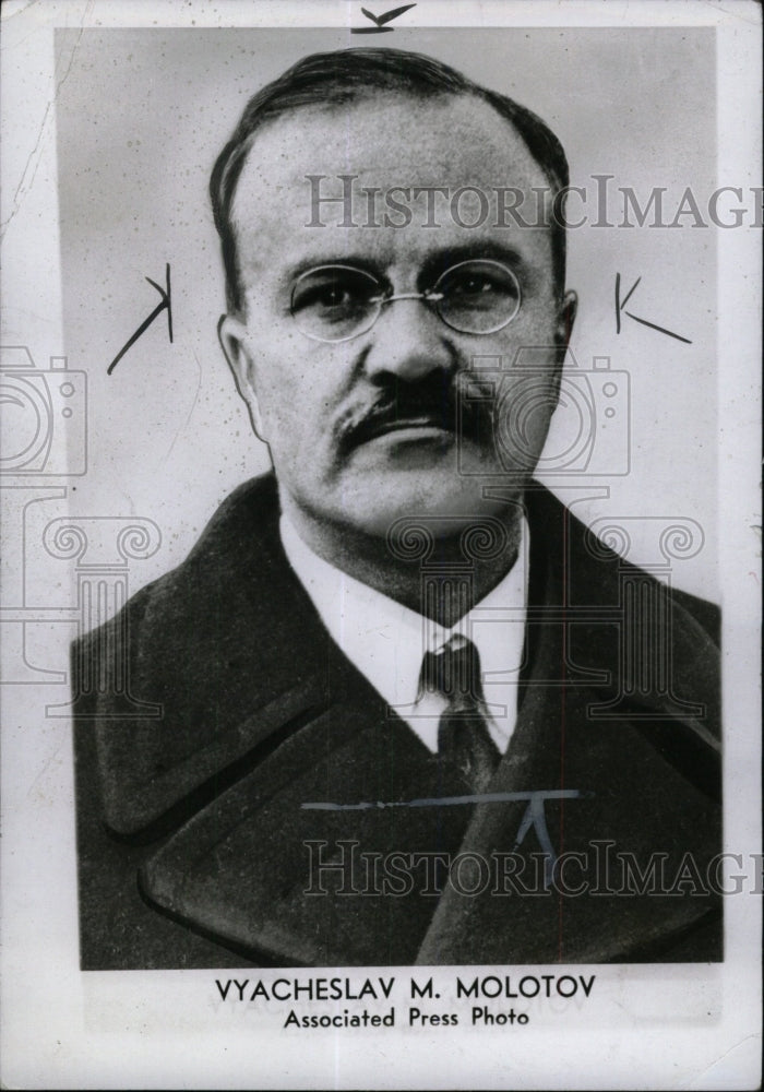 1942 Press Photo Soviet Foreign Commissar Molotov - RRW71631 - Historic Images