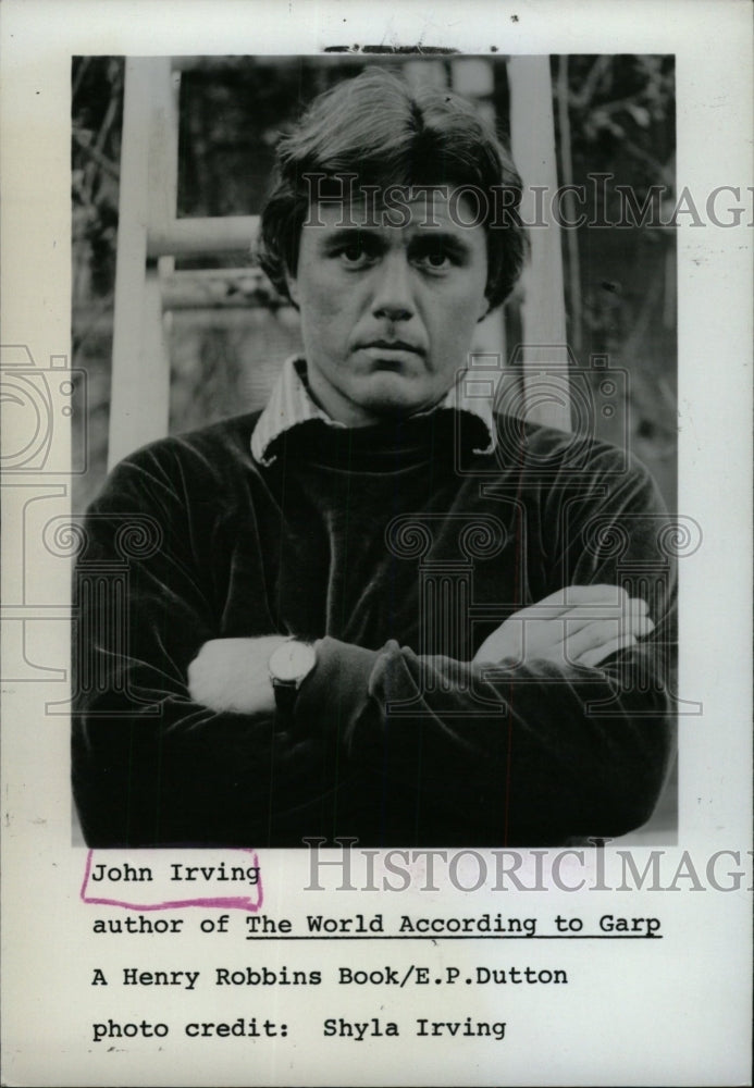 1980 Press Photo Author John Irving - RRW71719 - Historic Images