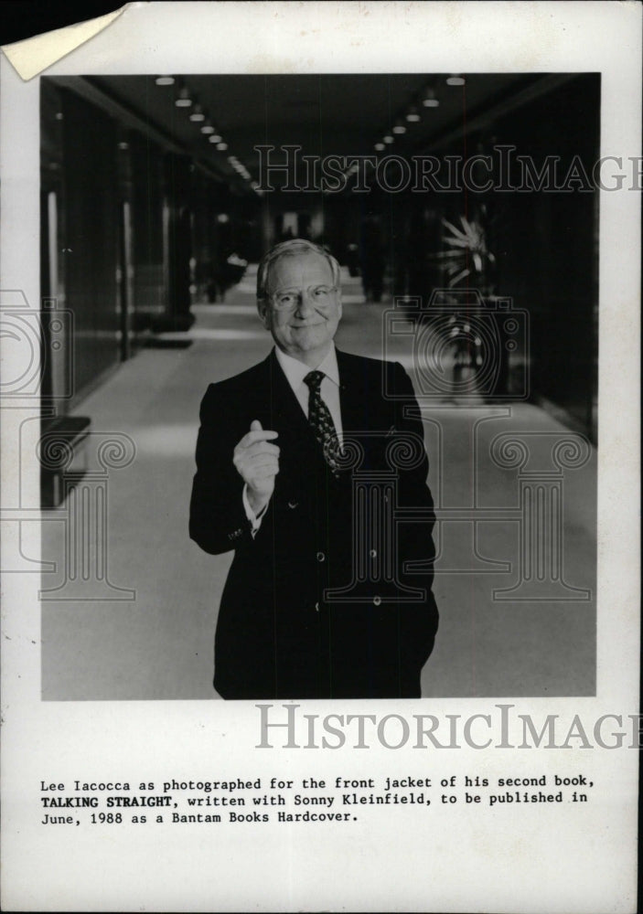 1995 Press Photo Lee Iacocca American Business Man. - RRW71789 - Historic Images