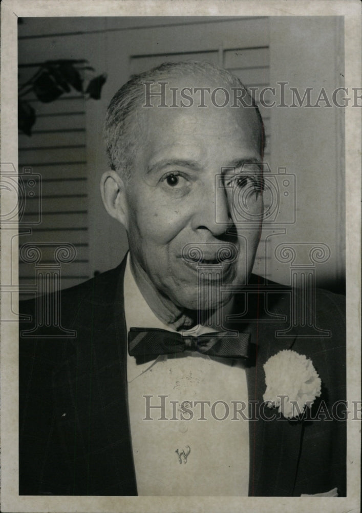 1957 Press Photo Detroit Civic Leader Williams - RRW71861 - Historic Images