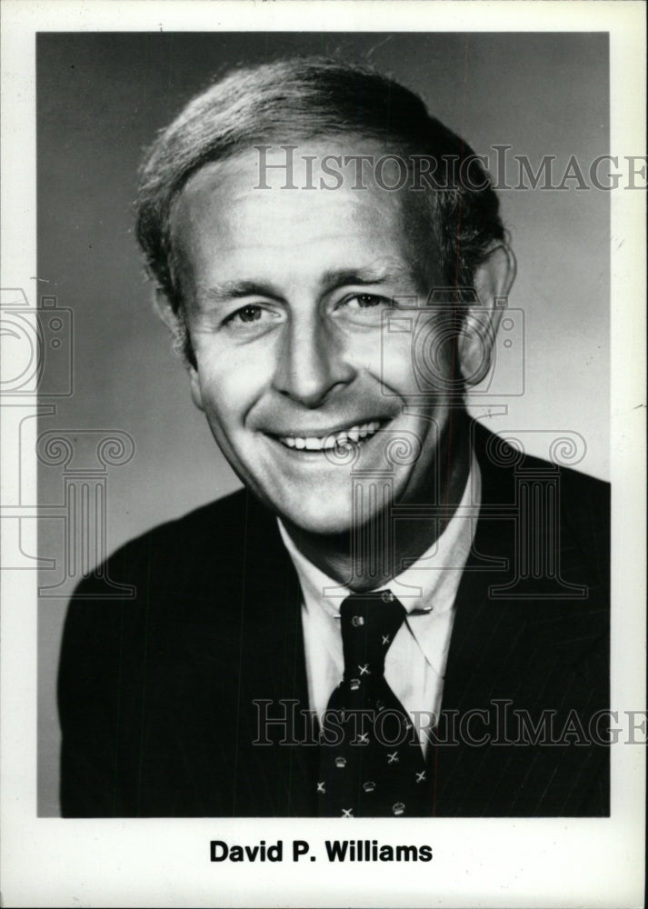 1983 Press Photo David William Business Executives Budd - RRW71867 - Historic Images