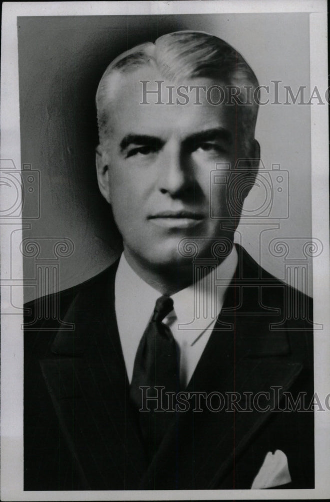 1937 Press Photo Edward Stettinius Jr Chairman US steel - RRW71903 - Historic Images