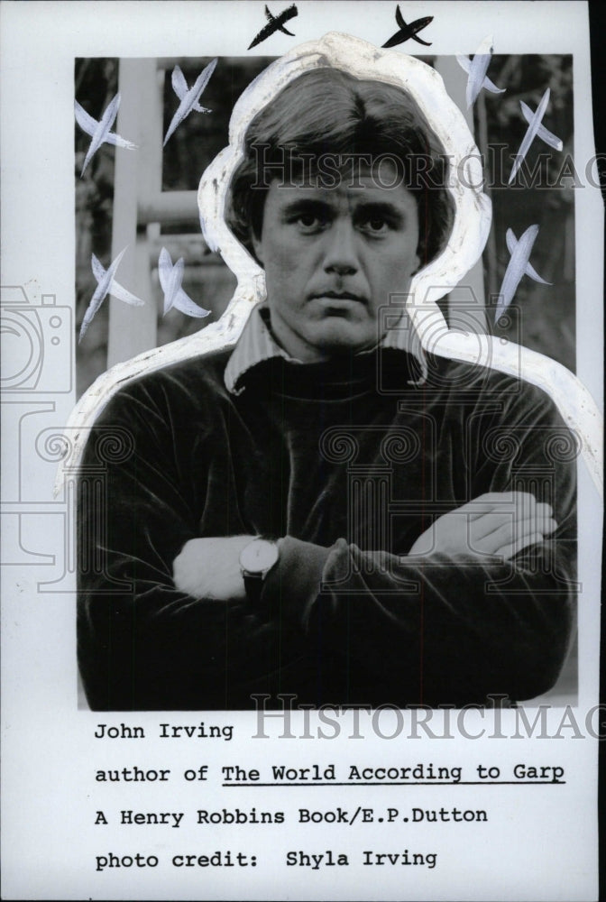 1978 Press Photo John Irving author writer World Grap - RRW71921 - Historic Images