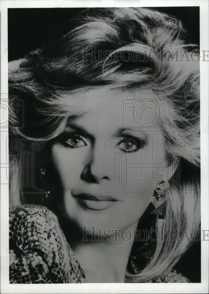 1987 Press Photo Connie Stevens America Hawalian Eye - RRW72093 - Historic Images